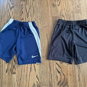 Nike Kids' Blue and Black Shorts